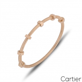 Cartier Rose Gold Ecrou De Cartier Bracelet Size 18 B6049518 Cartier Rose Gold Ecrou De Cartier Bracelet Size 18 B6049518